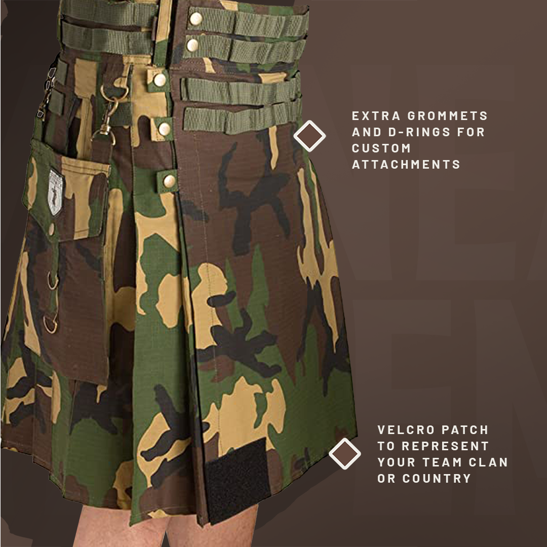 The Tactical Kilt - Flecktarn Camo Cover