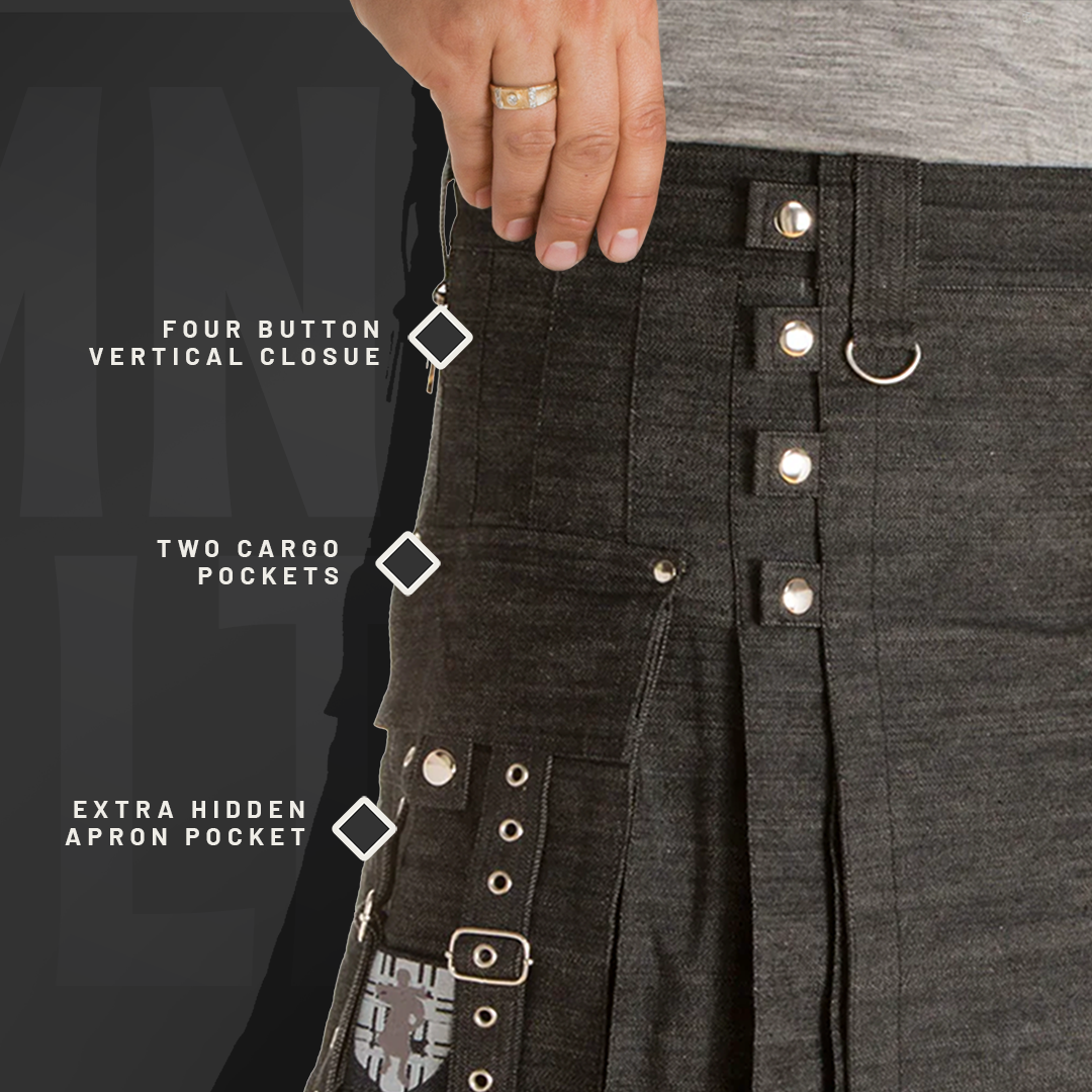 The Smithy Kilt - Indigo Cover