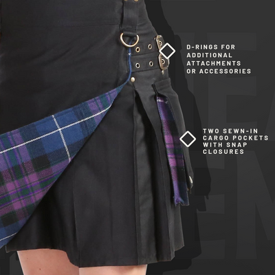 The Rhona Kilt - Plum Preview #5