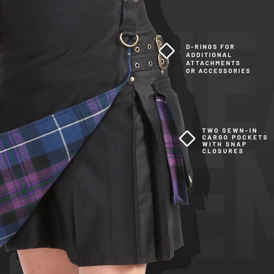 The Rhona Kilt - Olive Preview #5