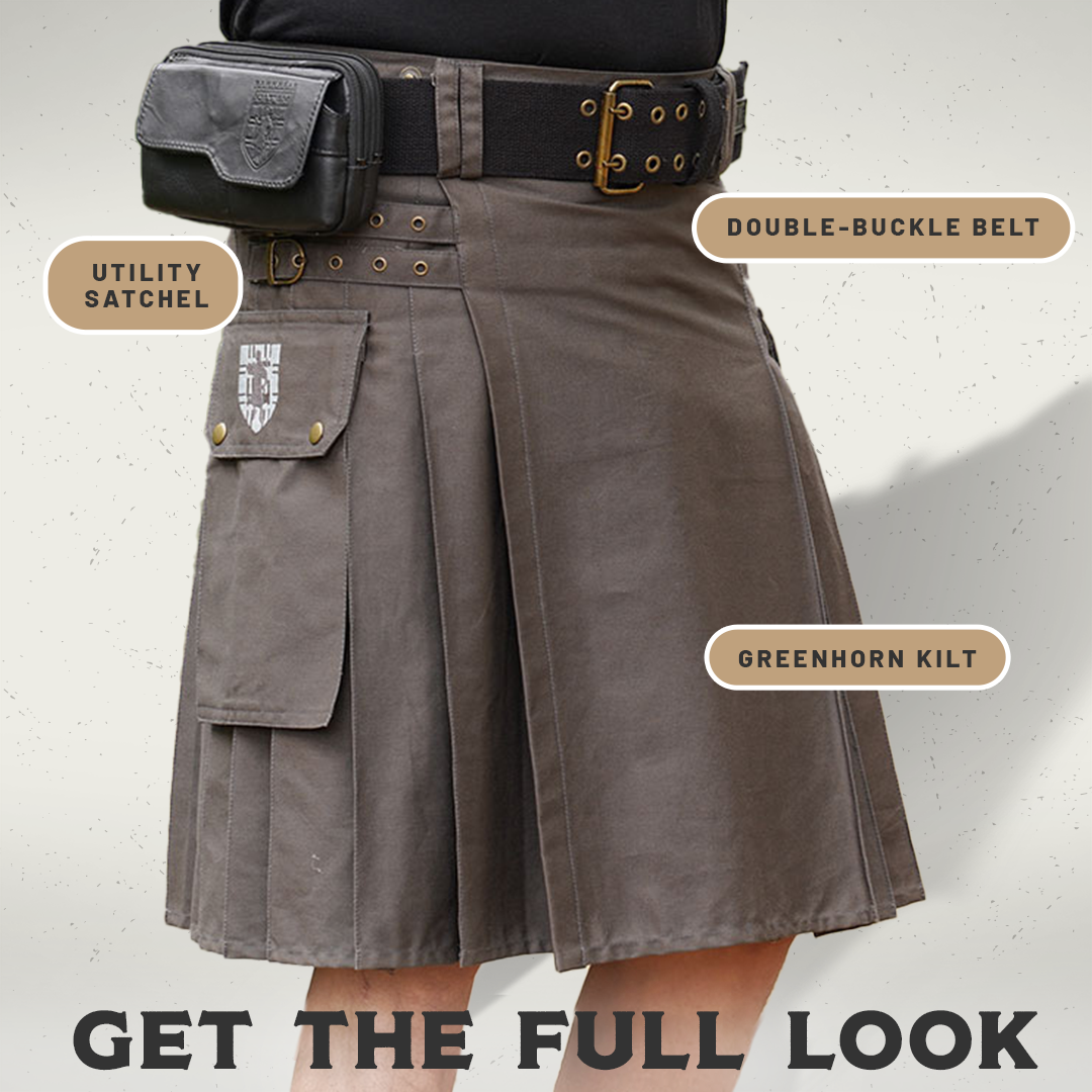 The Greenhorn Kilt - Black Cover