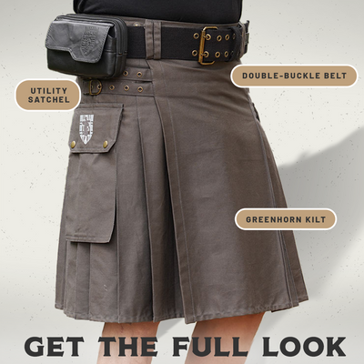 The Greenhorn Kilt - Black Preview #6