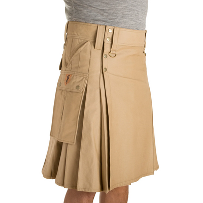 The Stowaway Kilt - Khaki Preview #1