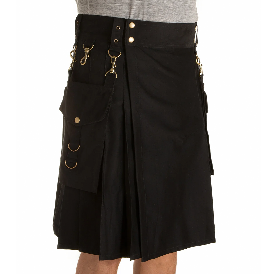 The Highlander Kilt - Black Cover