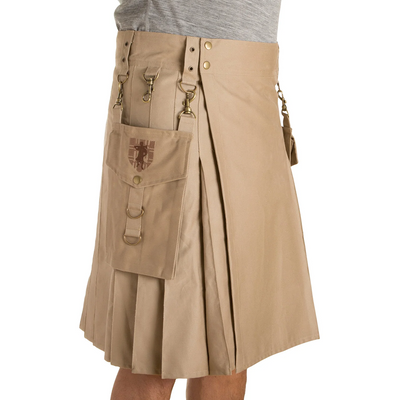 The Highlander Kilt - Khaki Preview #1