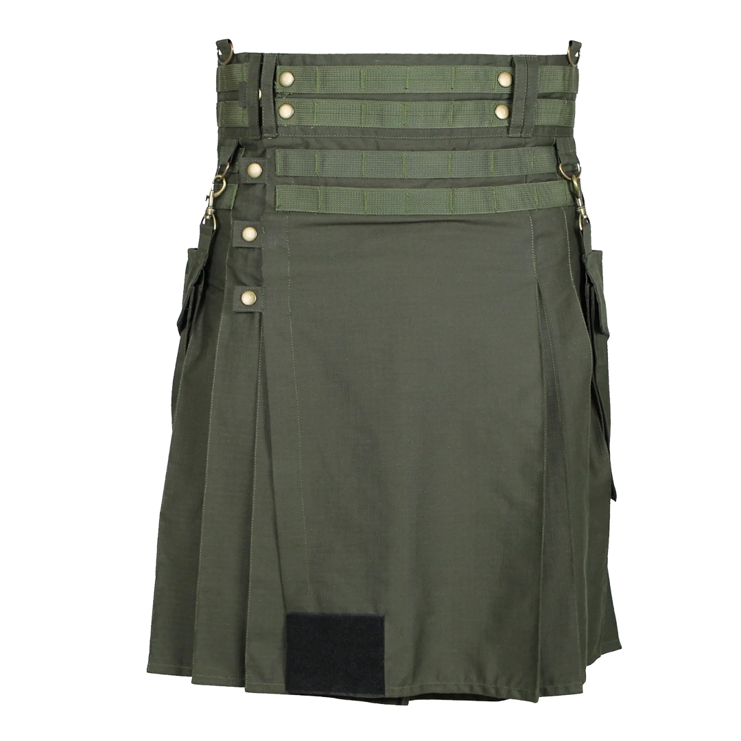 The Tactical Kilt - Olive Cover