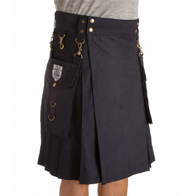 The Highlander Kilt - Navy Preview #1