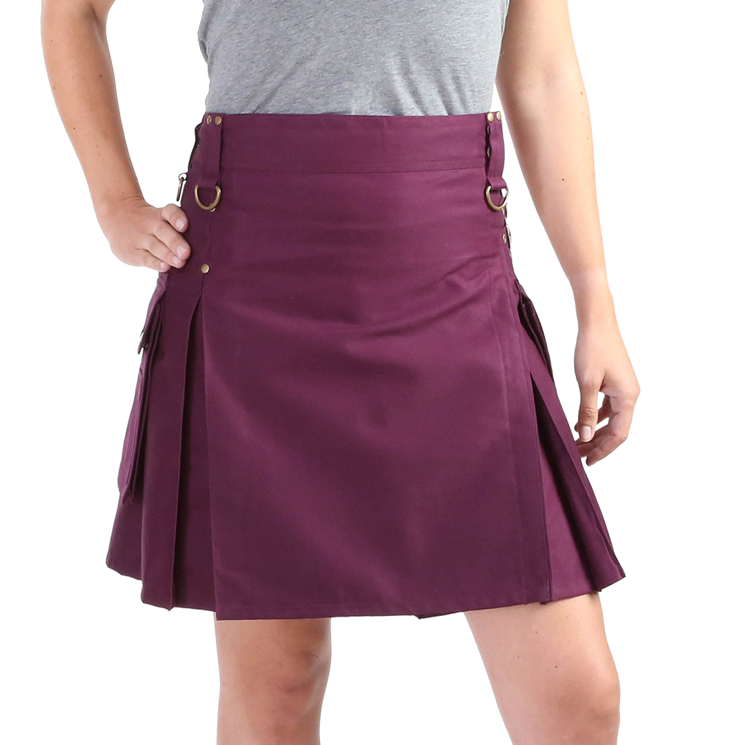 The Rhona Kilt - Plum Cover