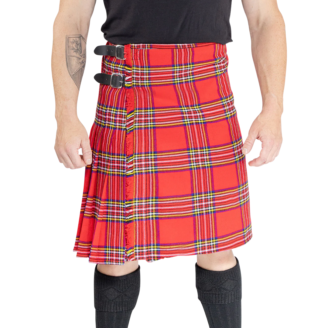 The Laoch Kilt - Royal Stewart Tartan Cover