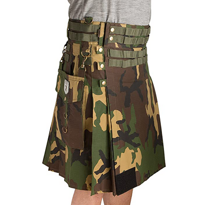 The Tactical Kilt - Woodland Camo Preview #1