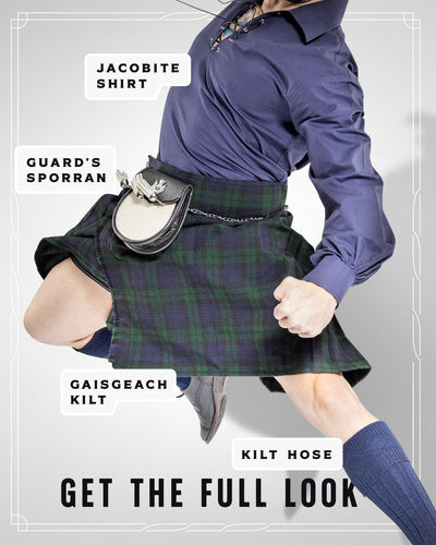 Scottish Kilt Hose - Navy Preview #5