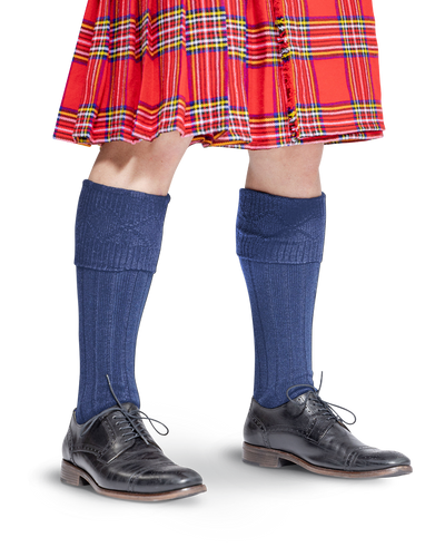 Scottish Kilt Hose - Navy Preview #1