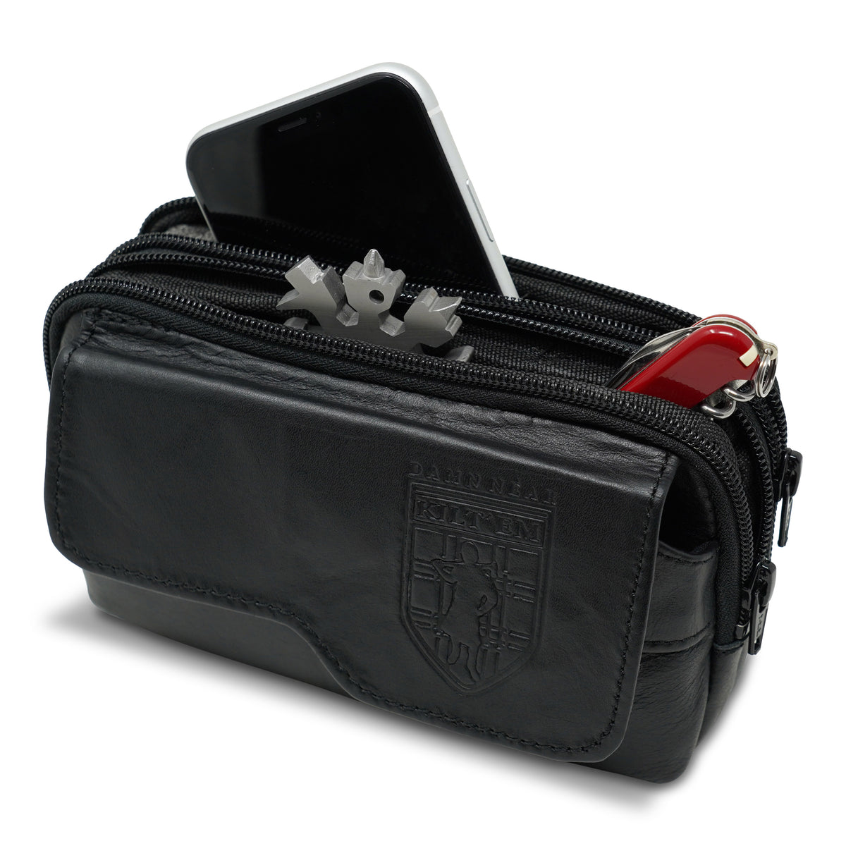 Leather Utility Satchel - Black Cover