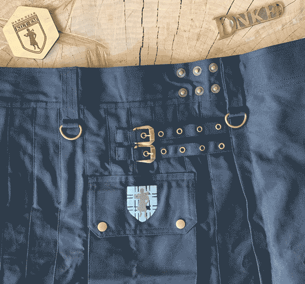 Adjustable-waisted kilts, for Eating Season