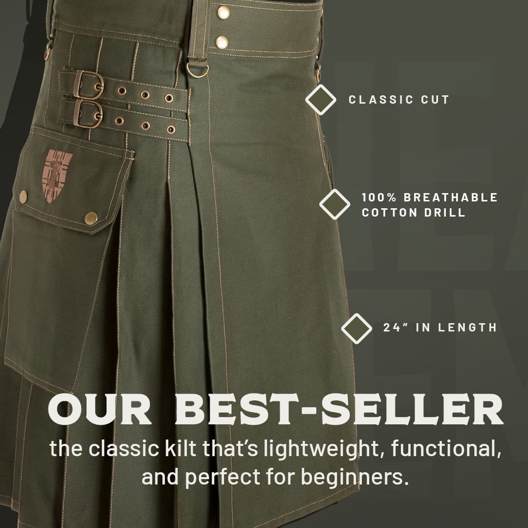 The Greenhorn Kilt - Navy Preview #3