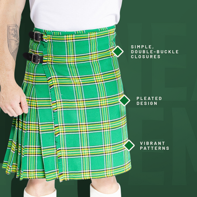 The Laoch Kilt - Black Watch Tartan Preview #4