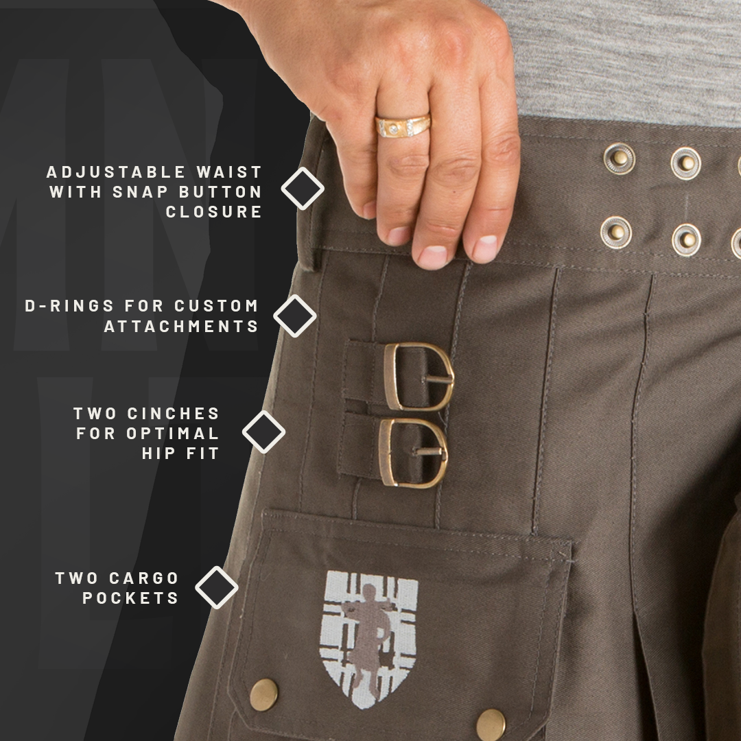 The Greenhorn Kilt - Gray Preview #4