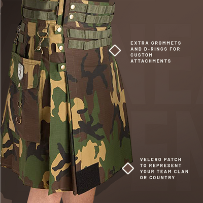 The Tactical Kilt - Black Preview #4