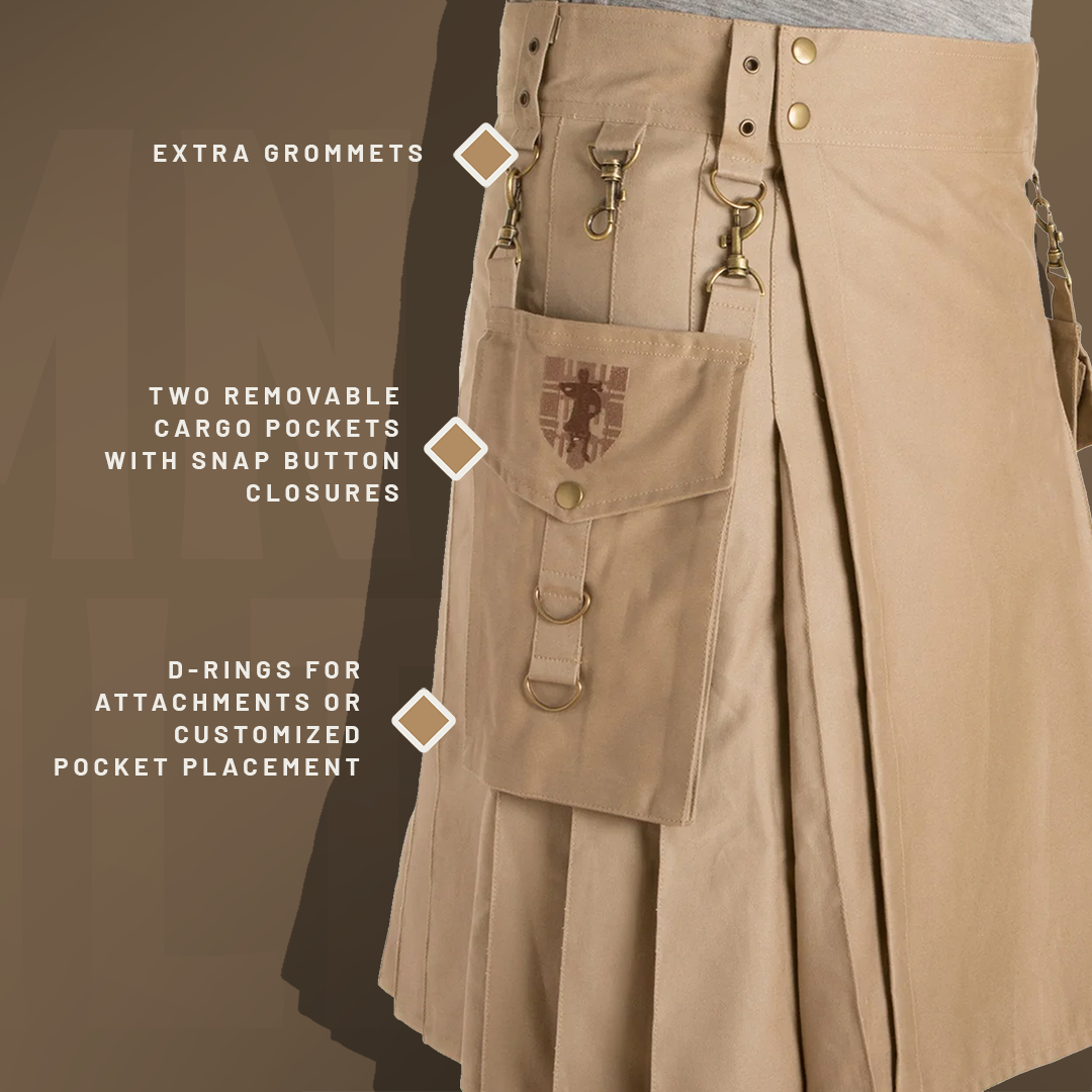 The Highlander Kilt - Black Preview #5