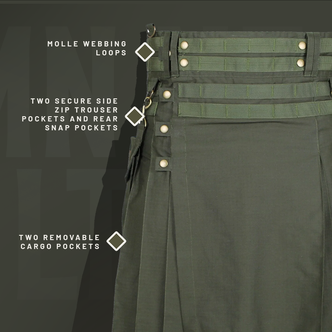The Tactical Kilt - Khaki Preview #5