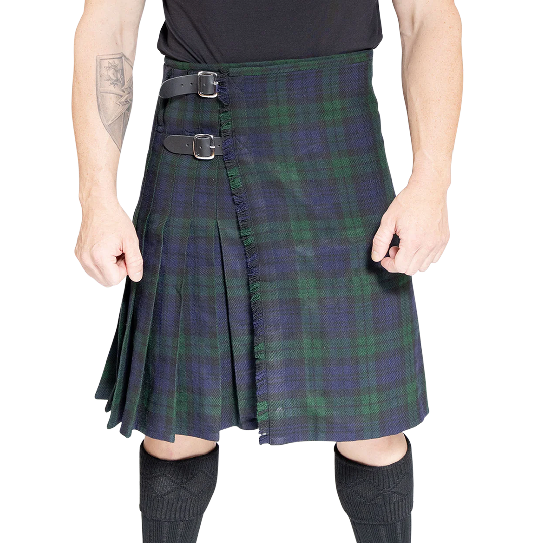 The Laoch Kilt - Black Watch Tartan Cover