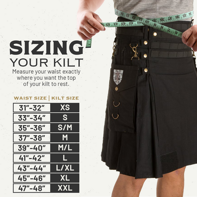 The Tactical Kilt - Black Preview #2