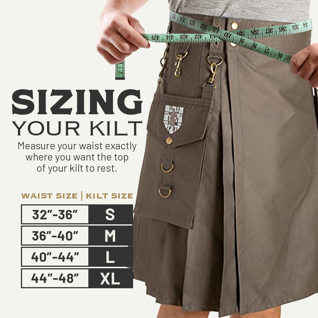 The Highlander Kilt - Black Preview #2
