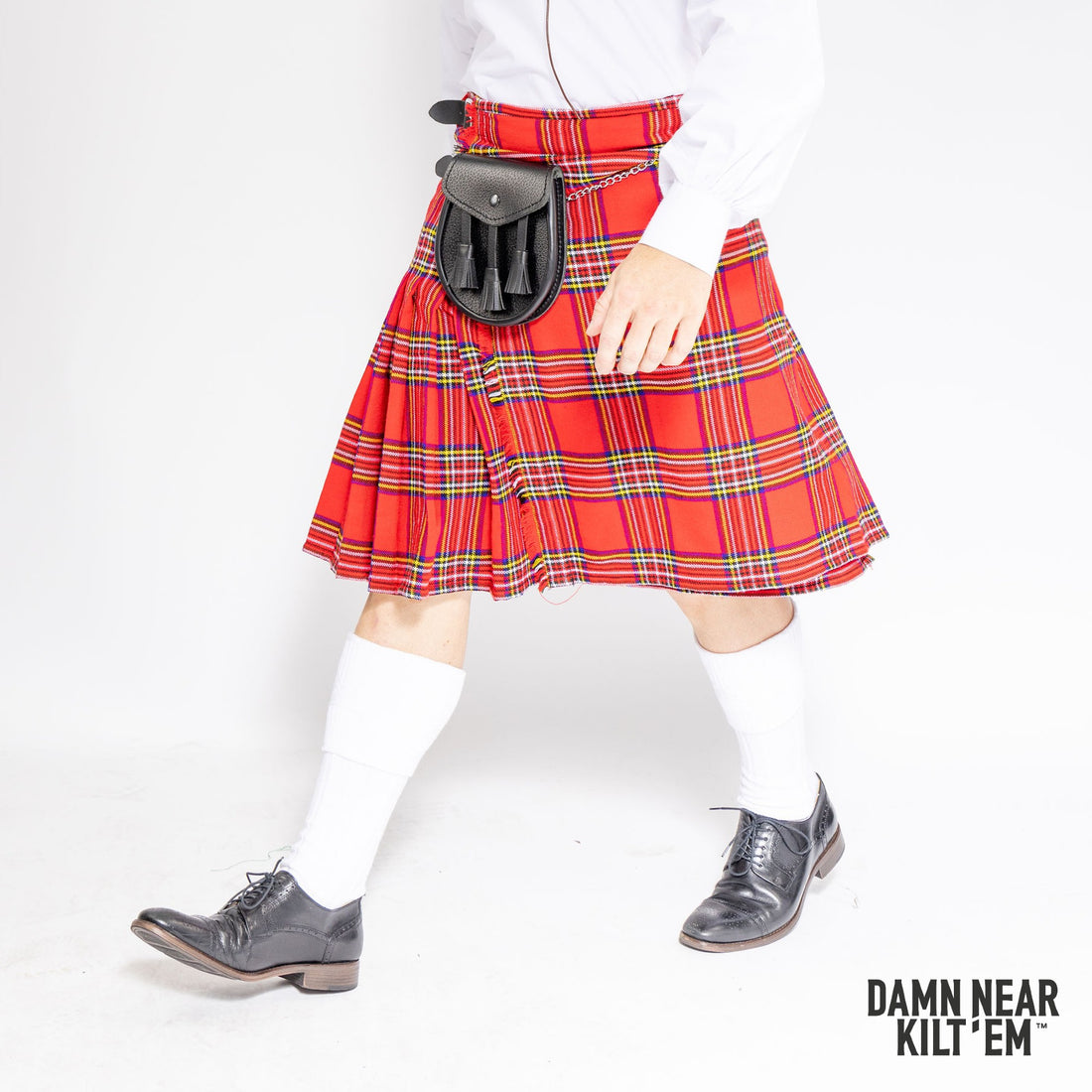 Scottish Kilt Hose - White Preview #5