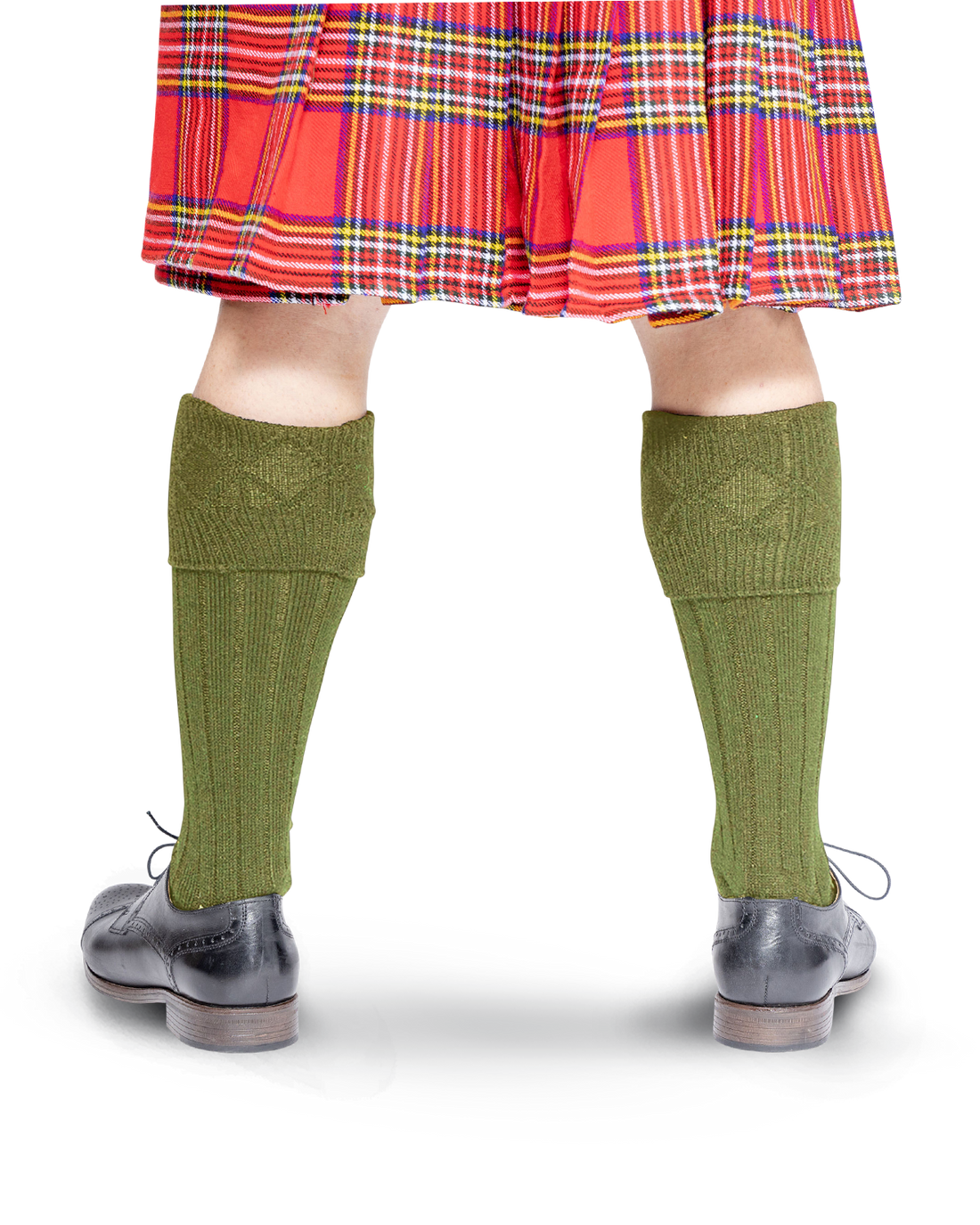 Scottish Kilt Hose - Military Green Preview #2
