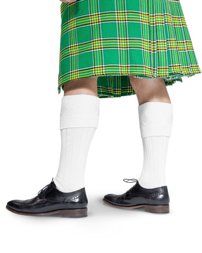Scottish Kilt Hose - White Preview #1