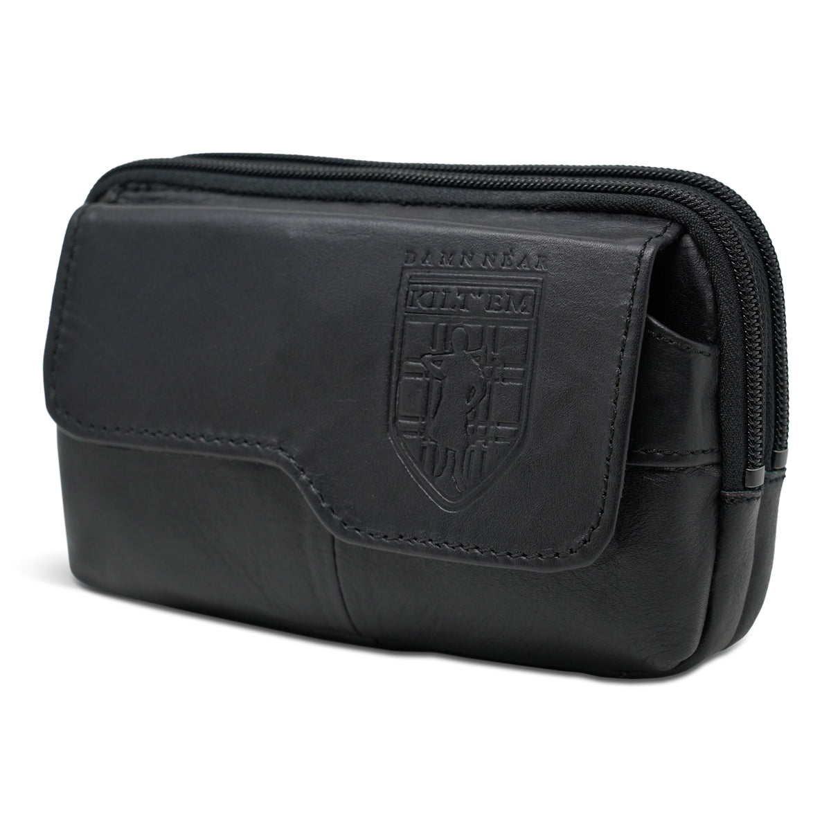 Leather Utility Satchel - Black Cover