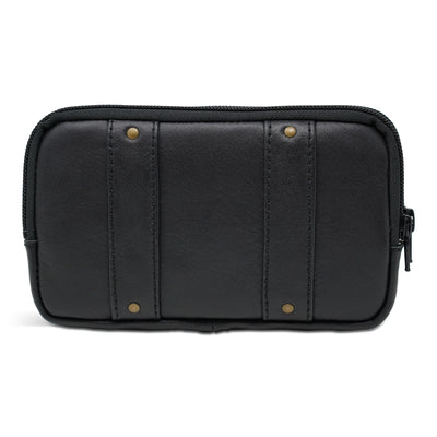 Leather Utility Satchel - Black Preview #5